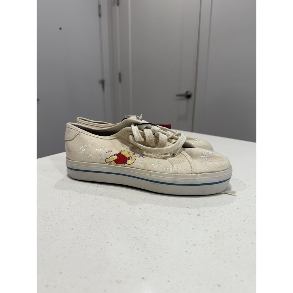 Nwt Vtg Disney Winnie The‎ Pooh Platform Children Shoes Size 3.5